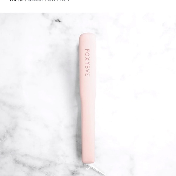 FoxyBae Baby Blush Pink Flat Iron 1” Inch - Picture 2 of 11
